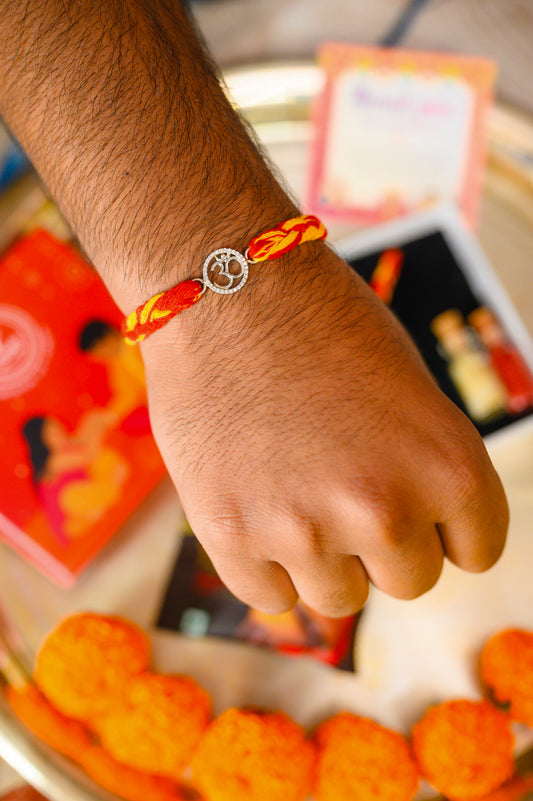 Om Glow Rakhi