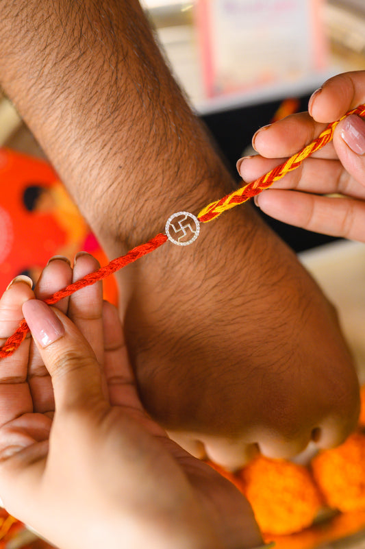 Swastik Glow Rakhi