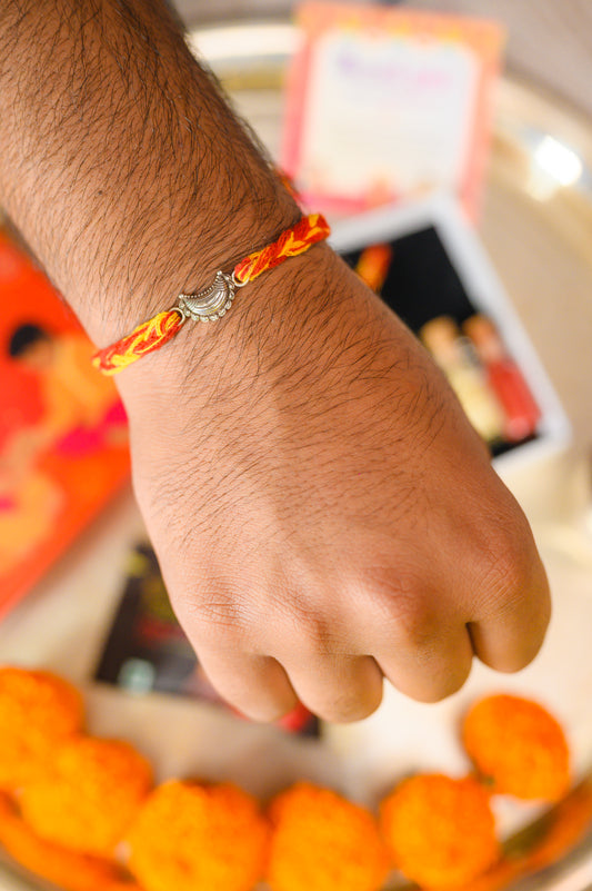 Silver Moon Rakhi