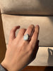Moonstone Teardrop Ring
