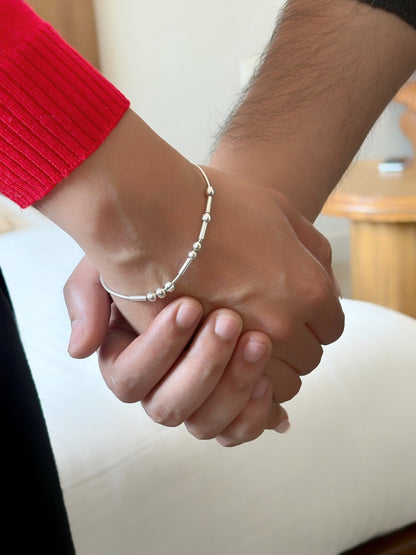 Morse Code Couple Bracelet