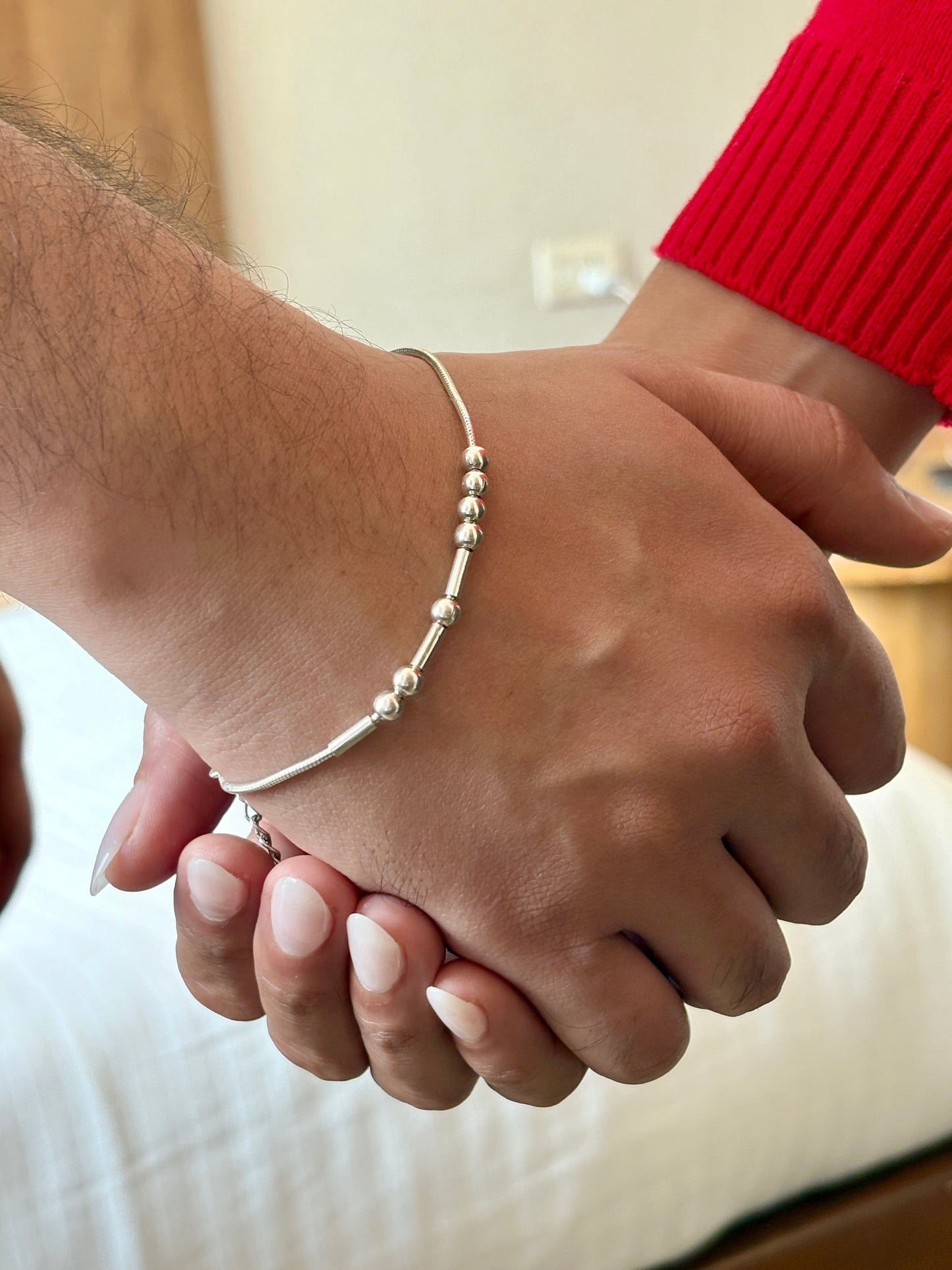 morse code couple bracelet