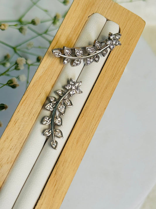 Leafy Spark Earcuffs
