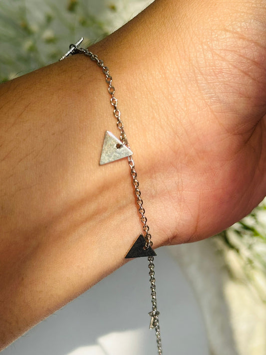 Triangle Charm Bracelet