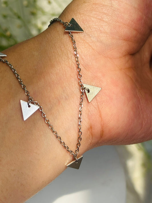 Triangle Charm Bracelet