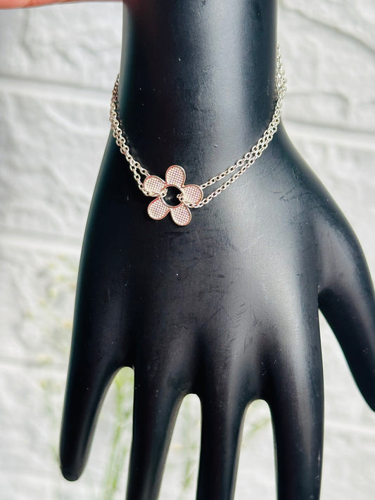 Floral Charm Bracelet