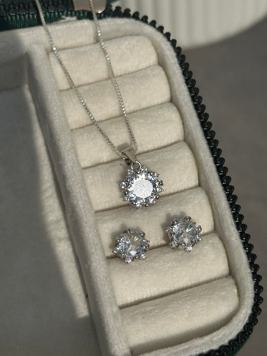 Floral Spark Pendant Set
