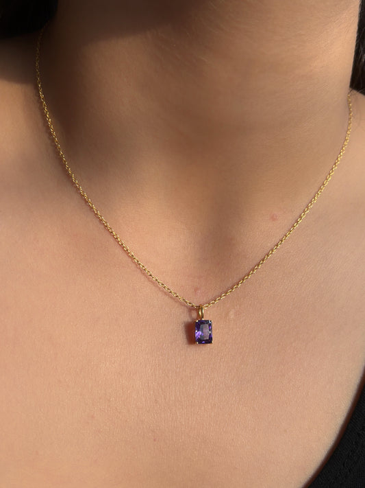 Amethyst Prism Neckpiece