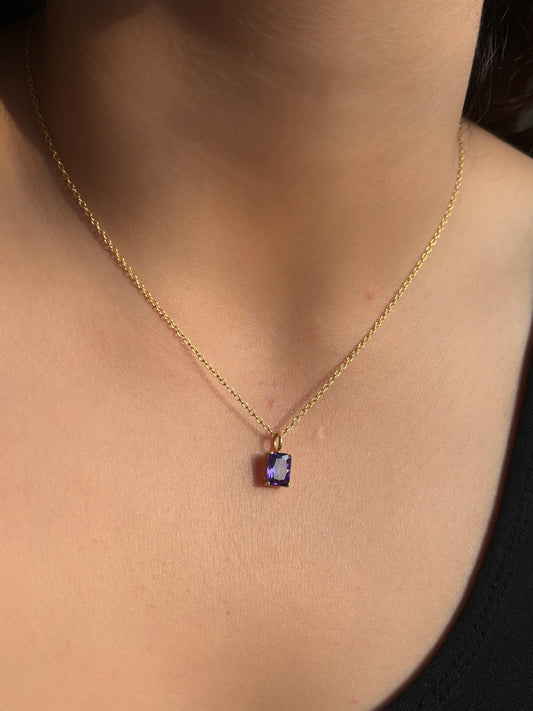 Amethyst Prism Neckpiece
