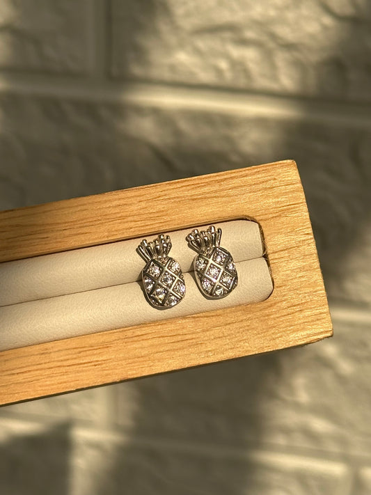 Pineapple Glow Studs
