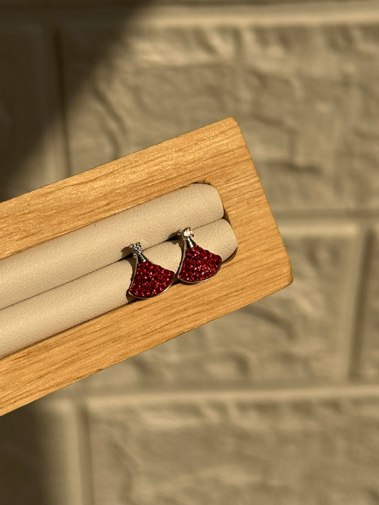 Ruby Glow Studs