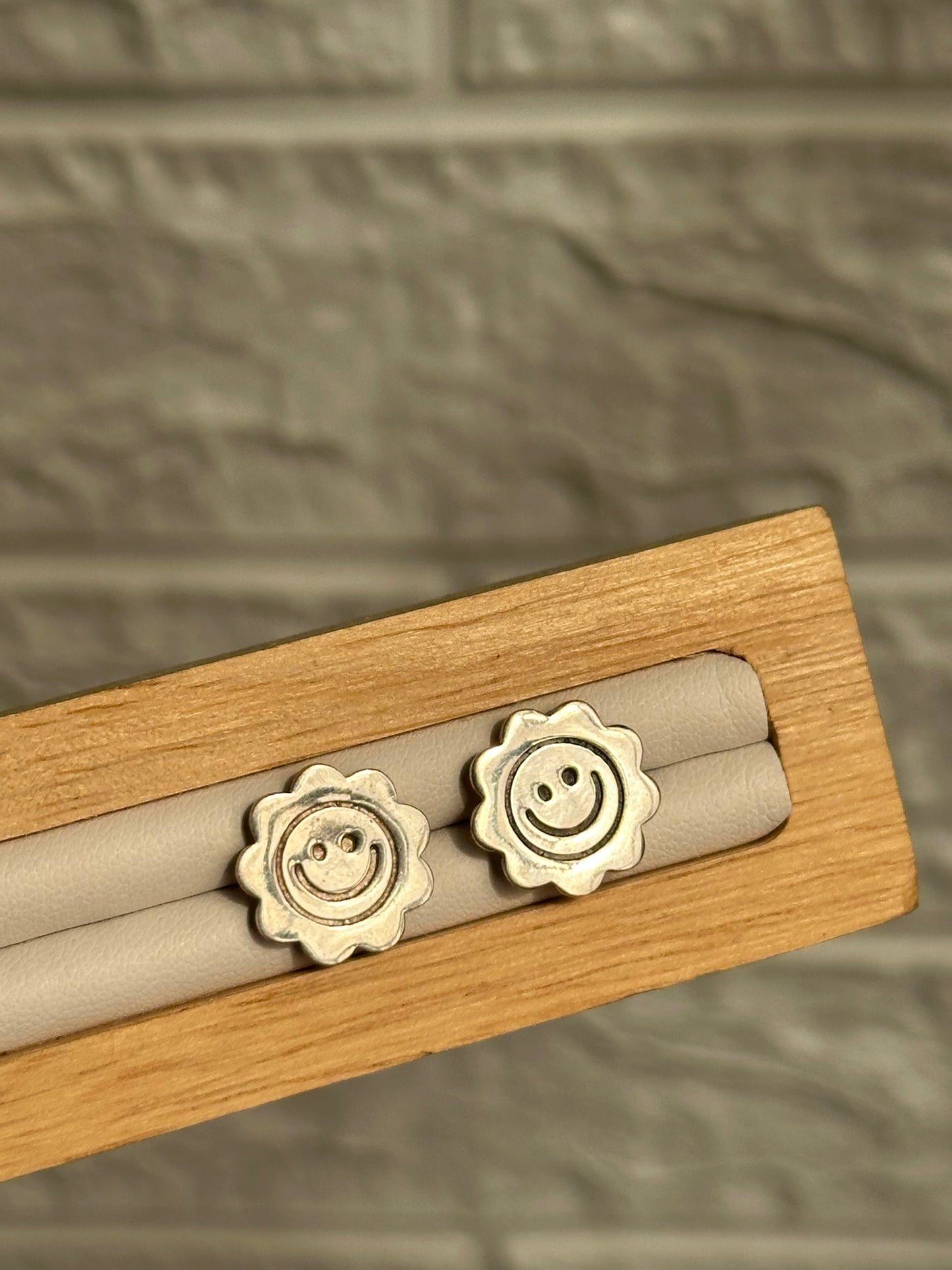 smiley studs