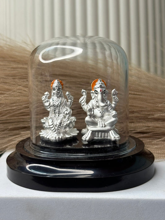 Laxmi Ganesh Silver Idol 2