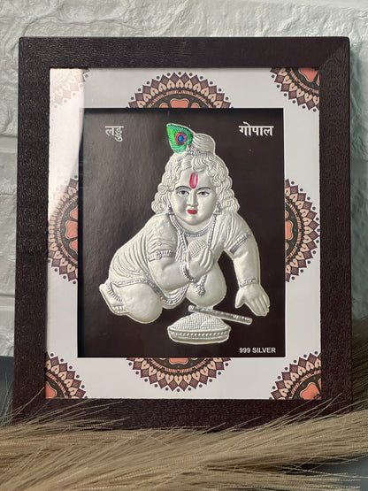 Bal Gopal Silver Frame