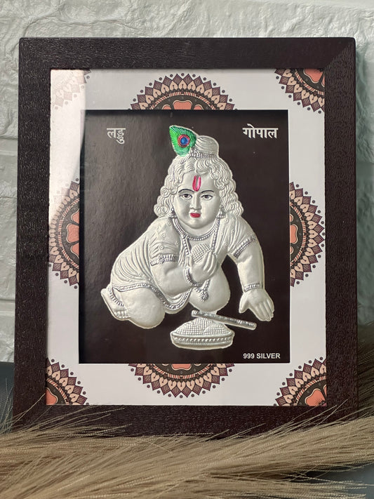 Bal Gopal Silver Frame