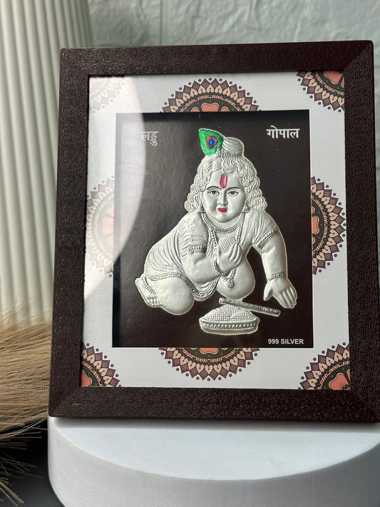 Bal Gopal Silver Frame
