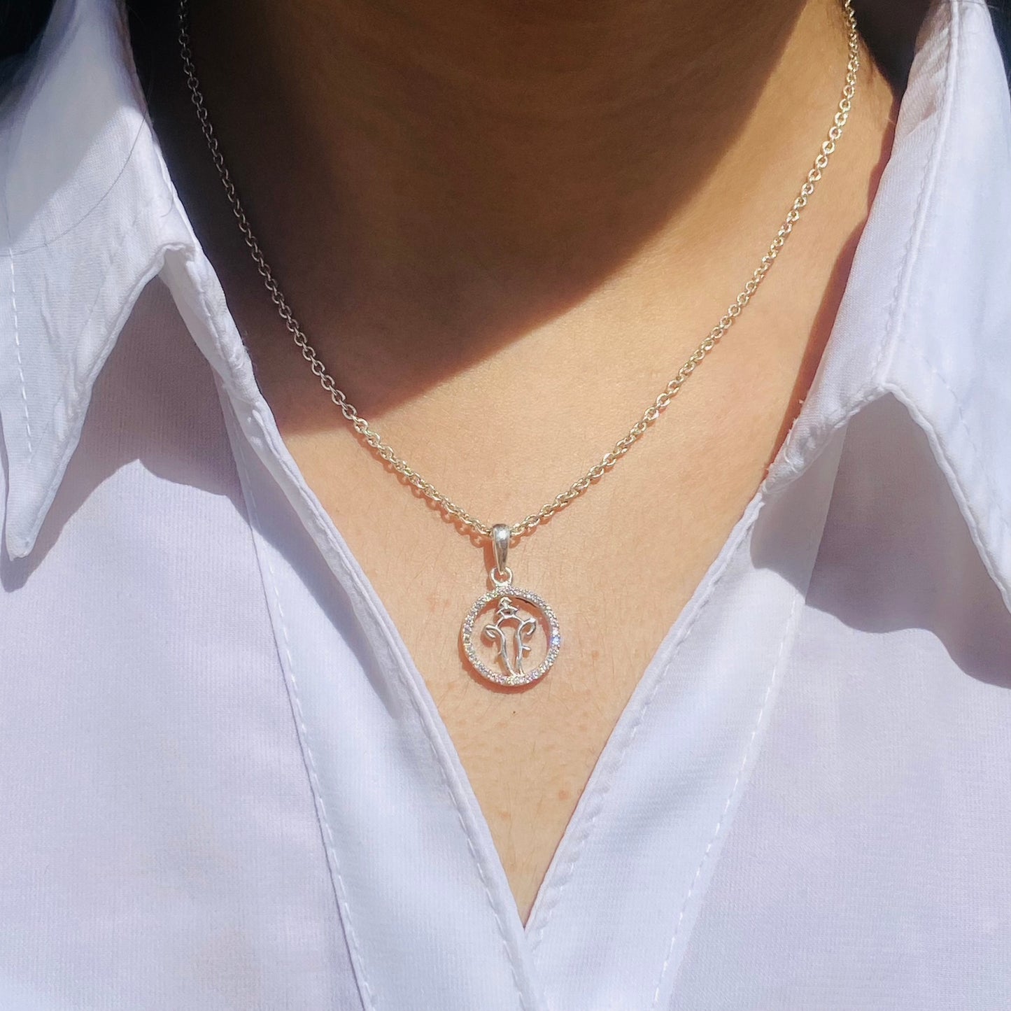 ganesh glow neckpiece