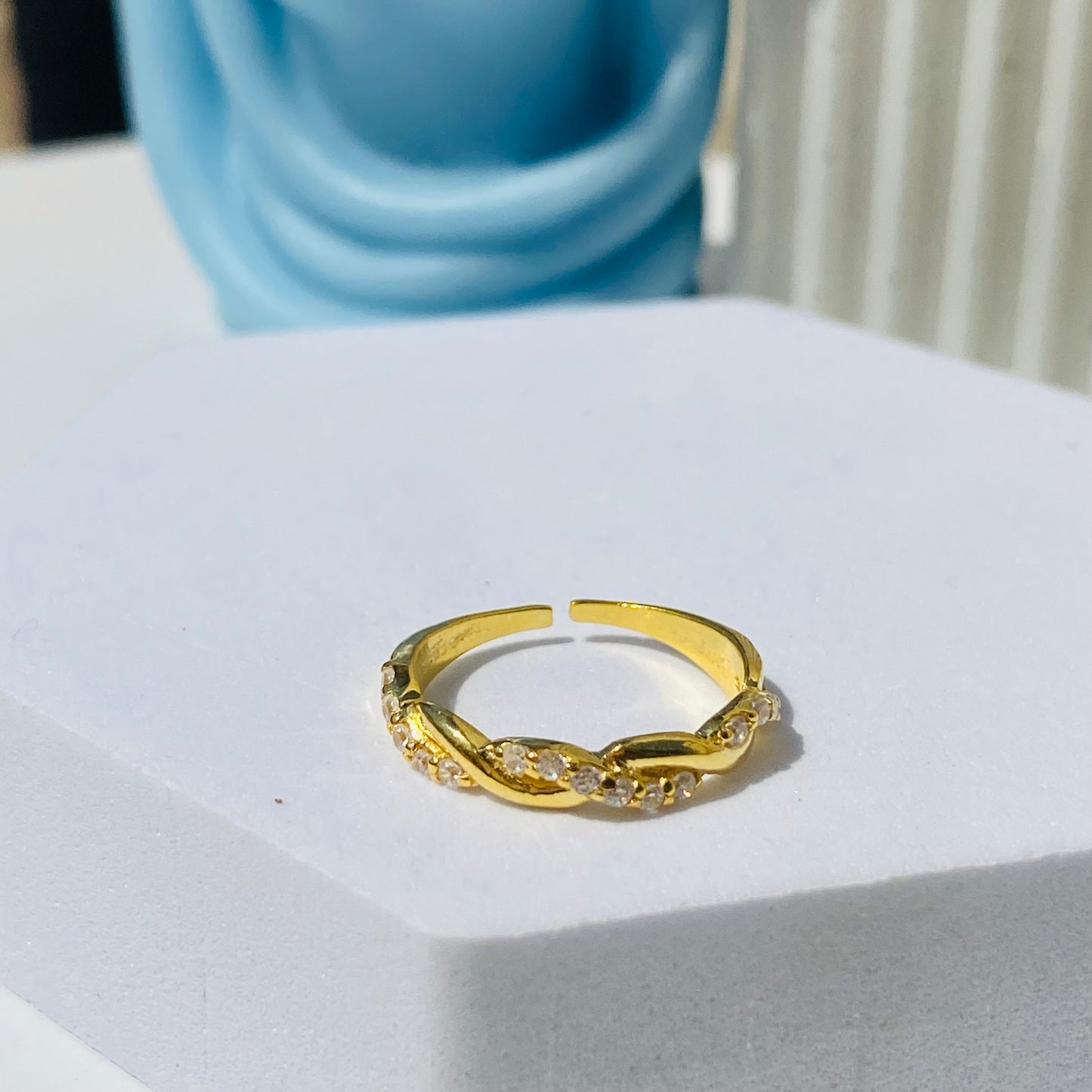 woven waves ring