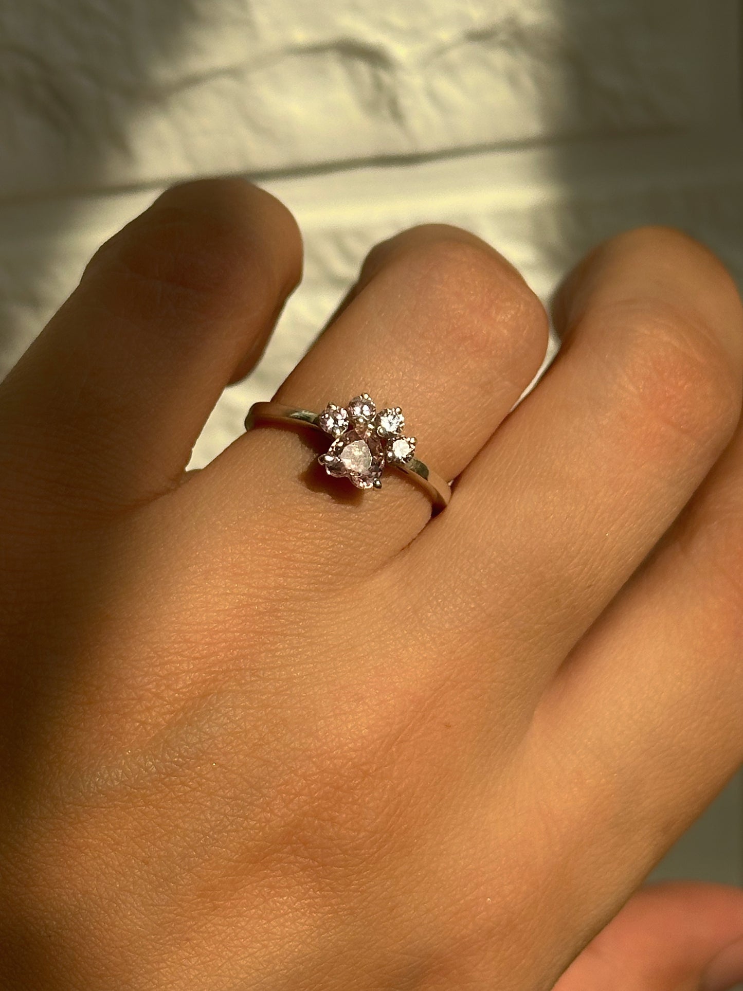 cat paw ring