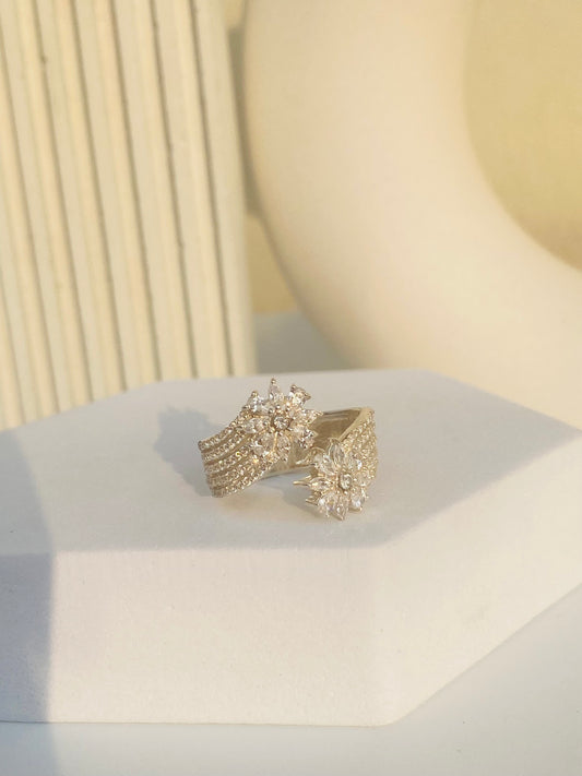 Floral Duo Ring