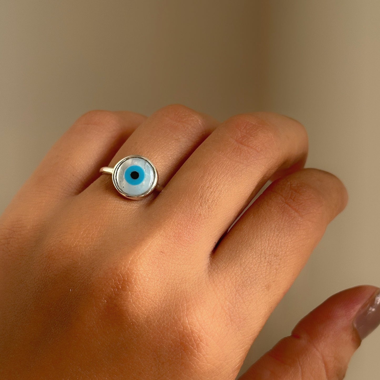 majestic evil eye ring