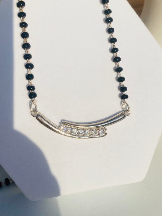 Silver Shine Mangalsutra