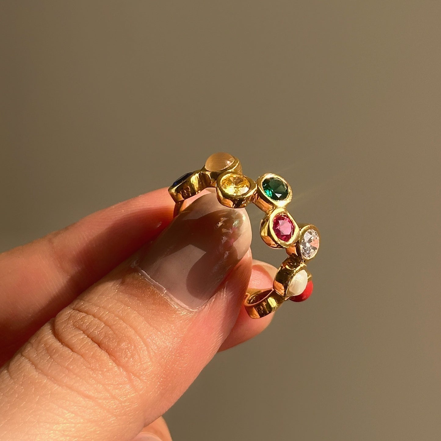 navratna nine gems ring