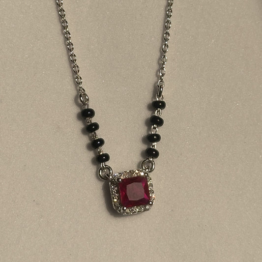 Royal Ruby Mangalsutra
