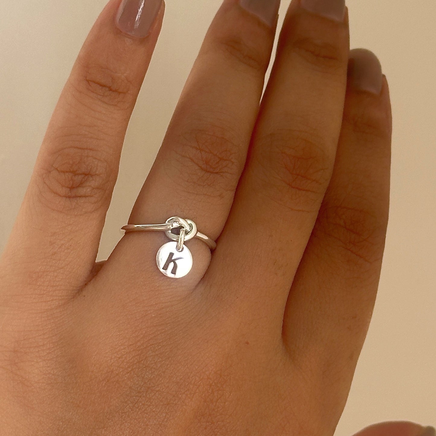 initial charm ring