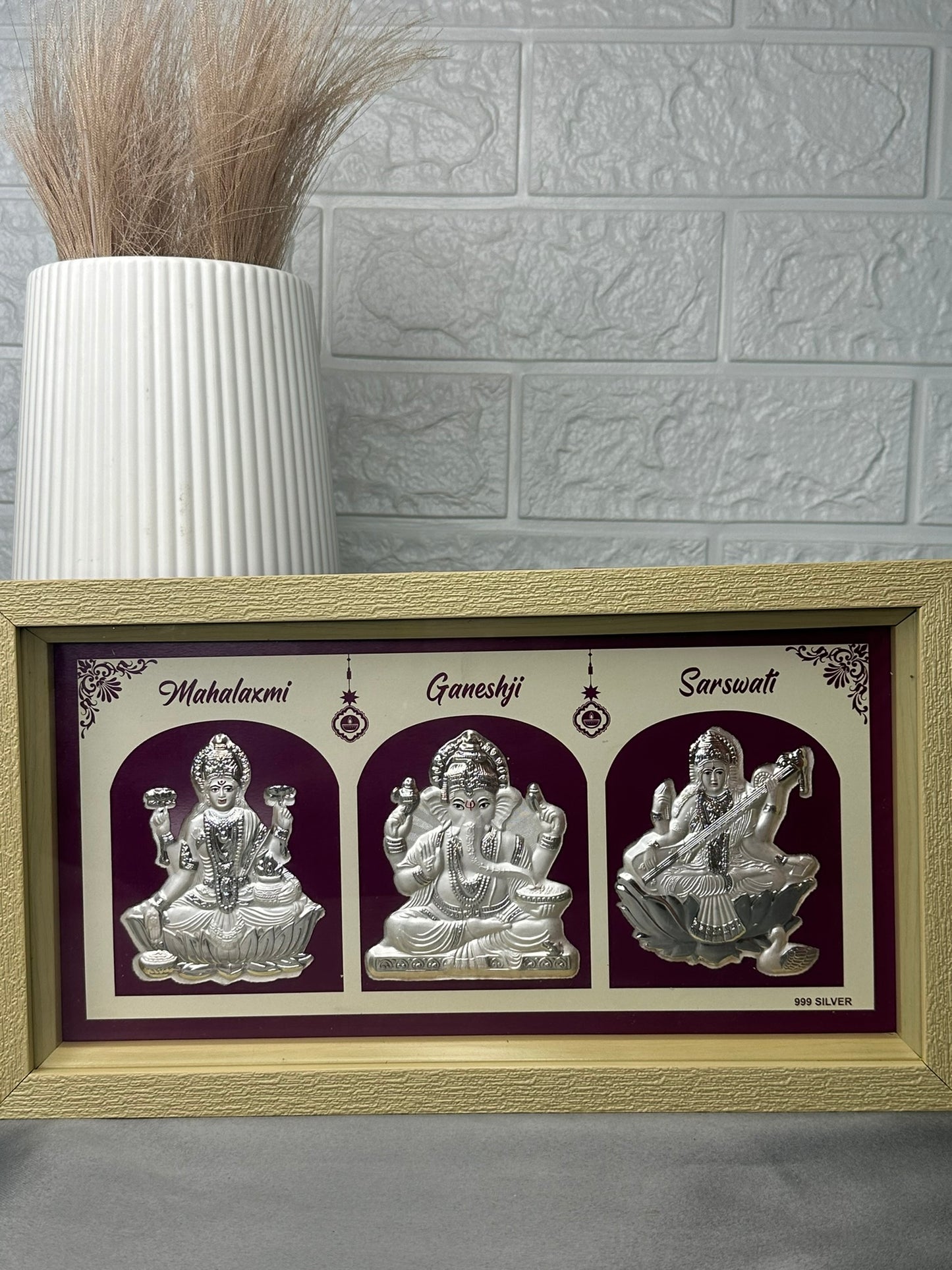 mahalakshmi ganesh saraswati frame