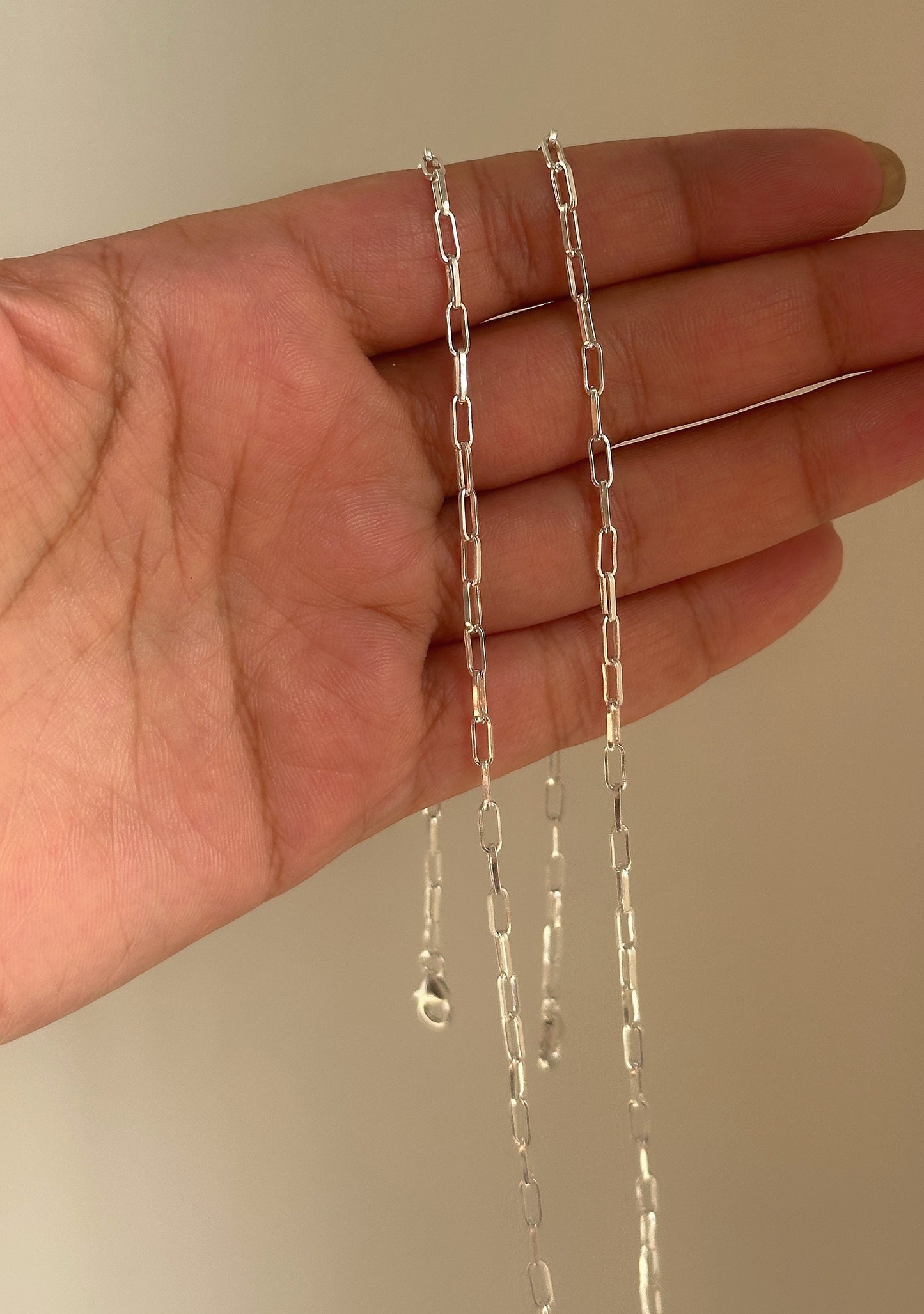classic paperclip anklet