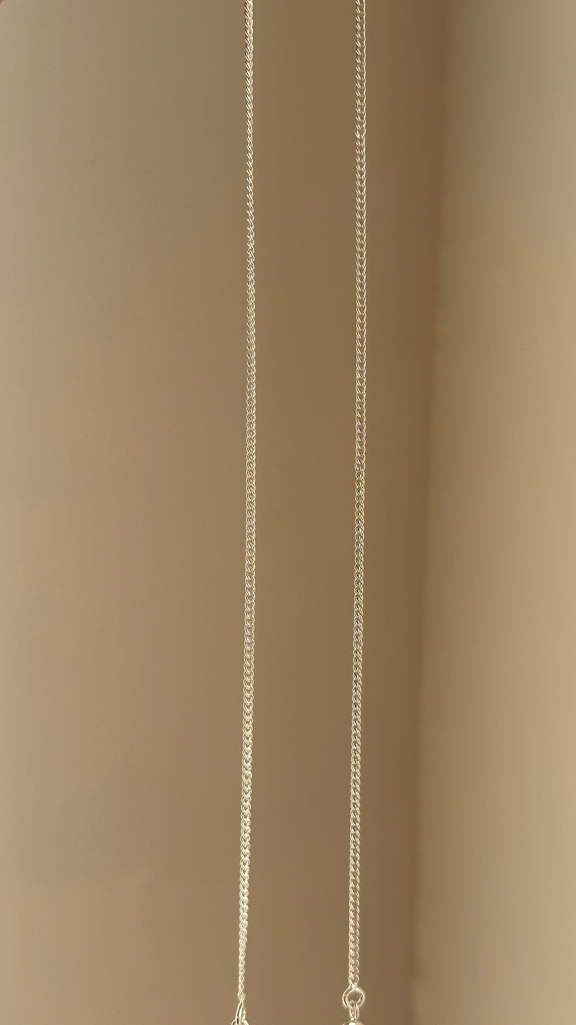Sleek Cuban Anklet worn on ankle — 925 silver Cuban chain payal