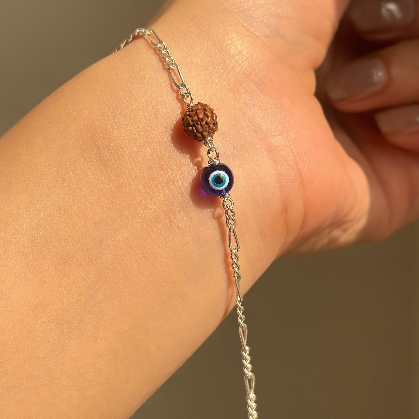 evil eye rudraksha bracelet