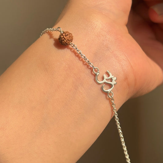 Om Rudraksha Bracelet