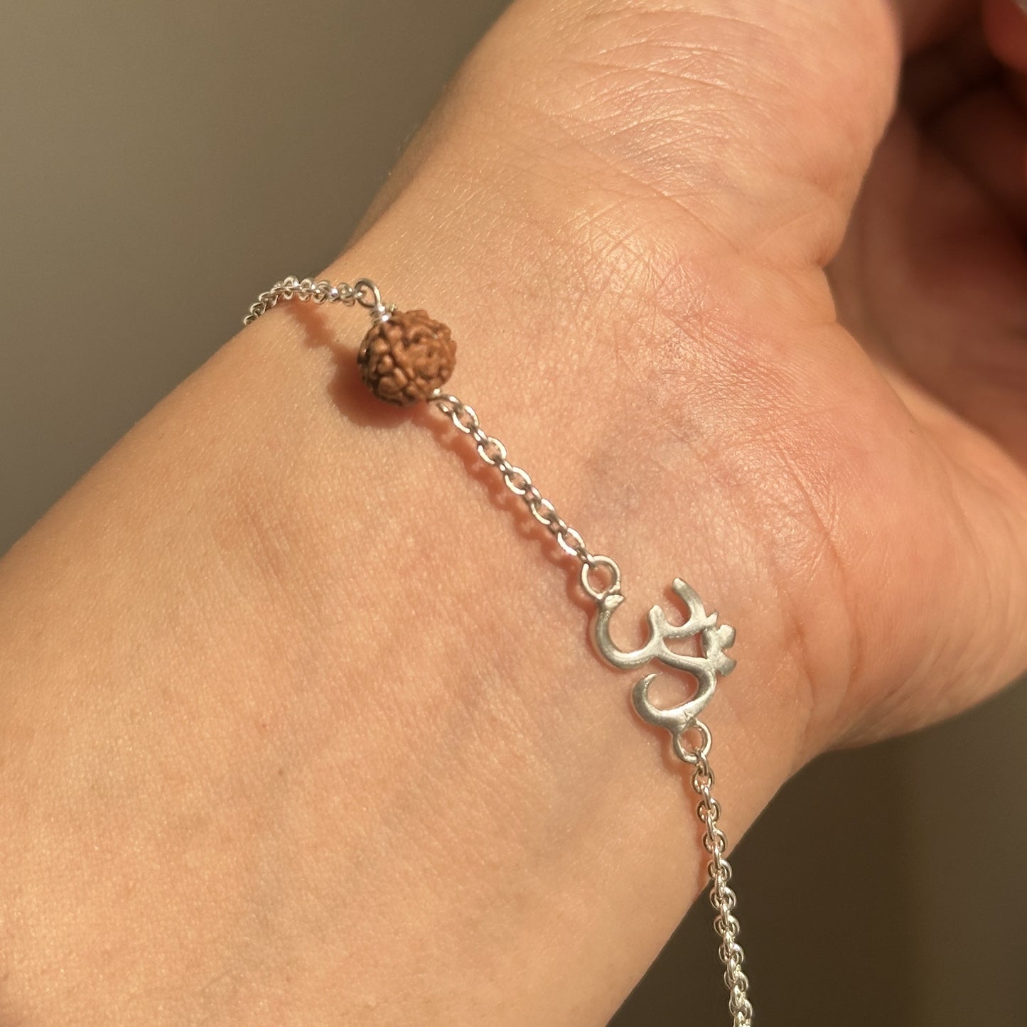 om rudraksha bracelet