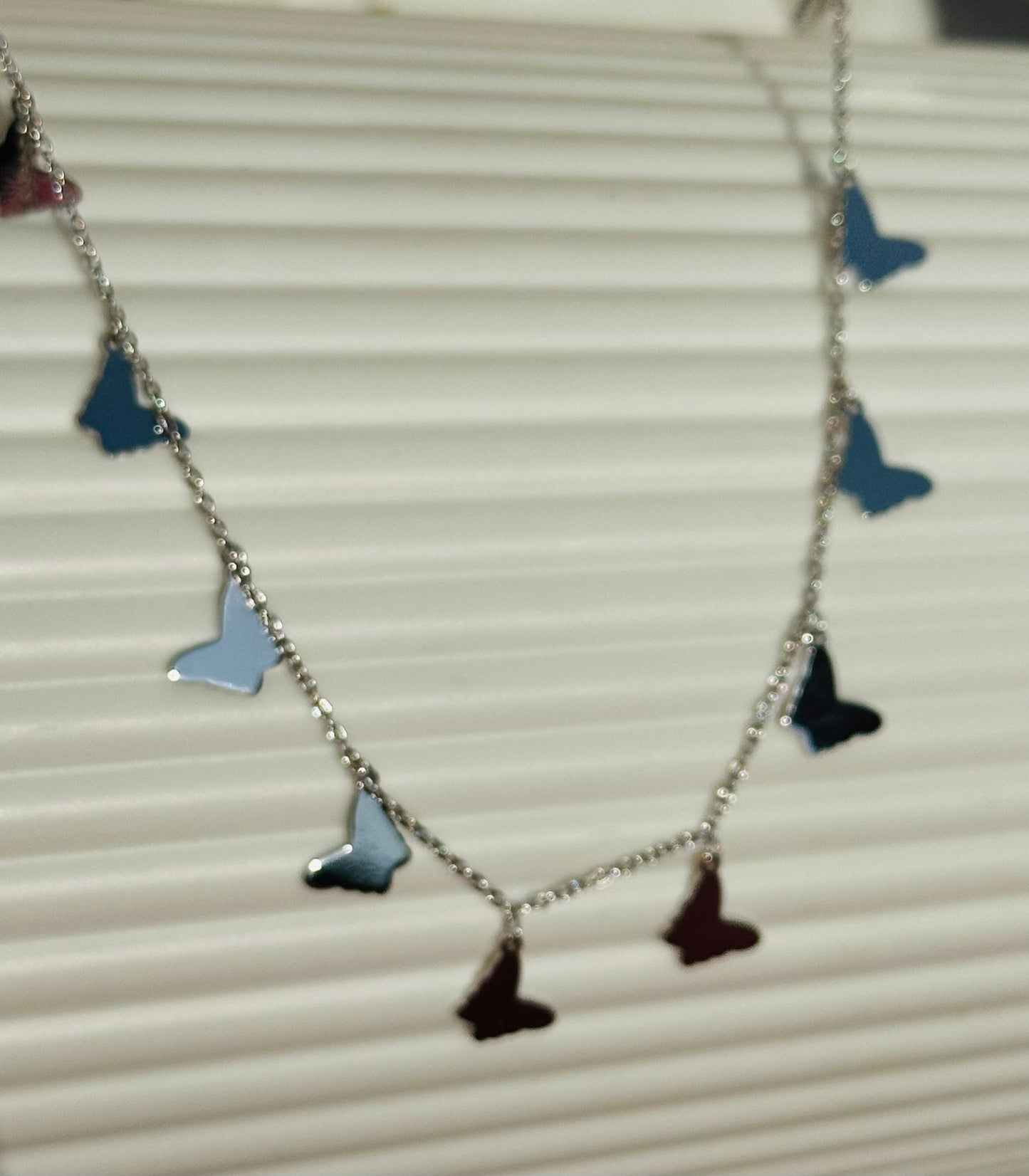 butterfly charms neckpiece