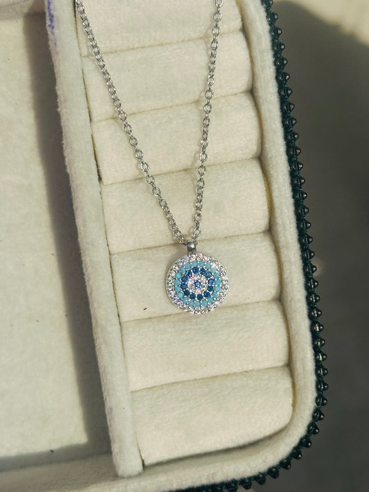 Mini Blue Spark Neckpiece