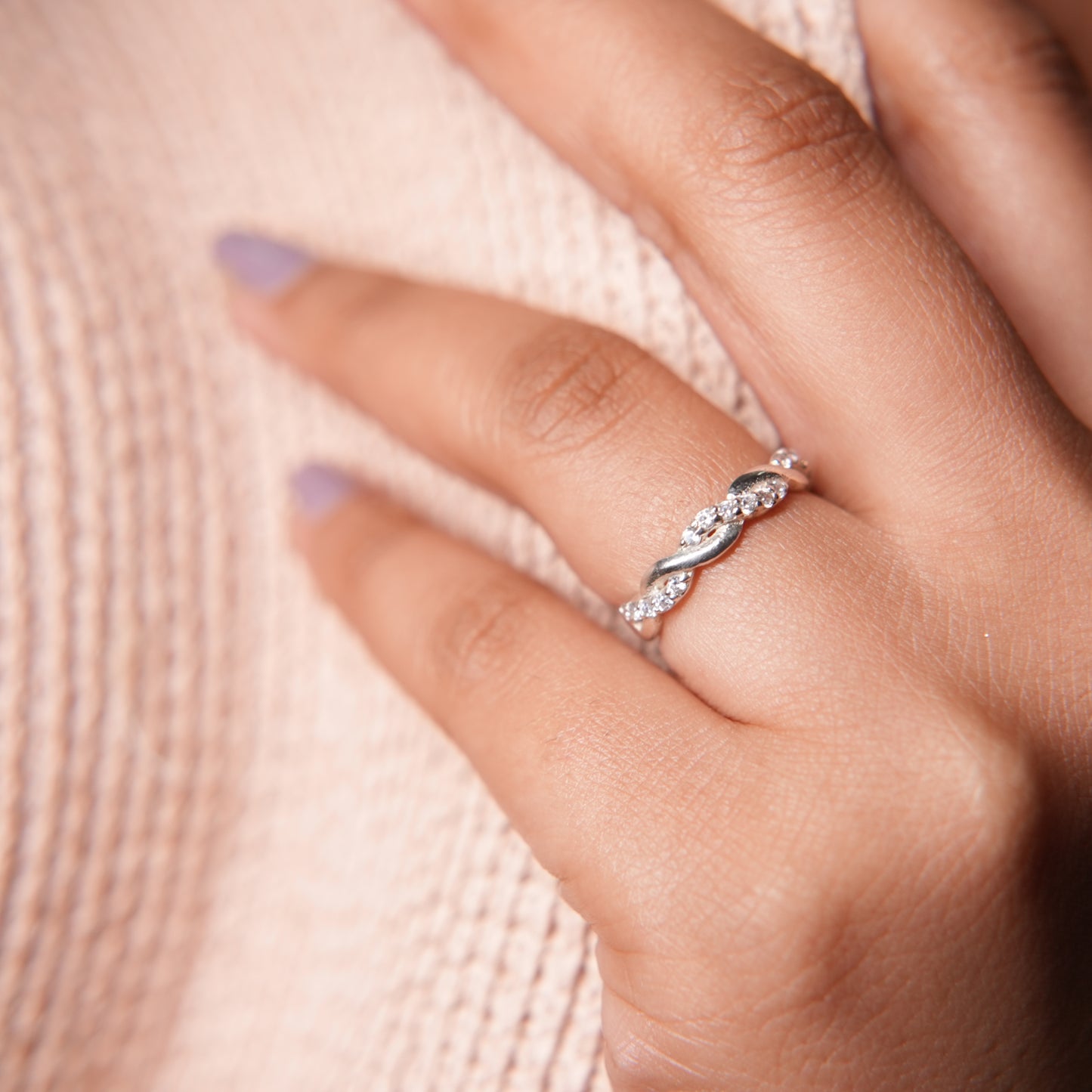 woven waves ring