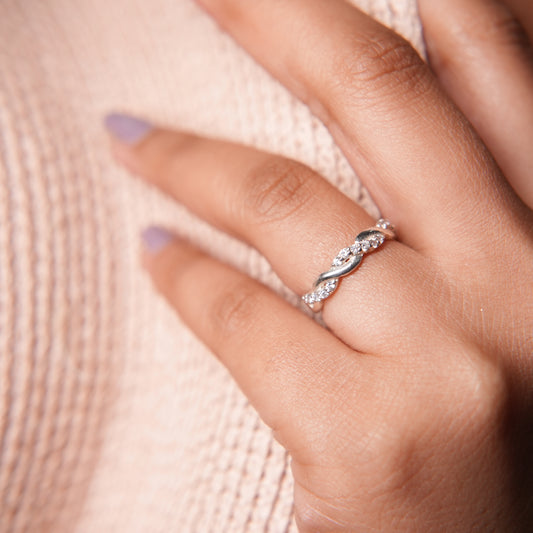 Woven Waves Ring