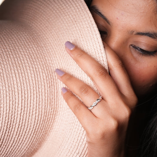 Woven Waves Ring
