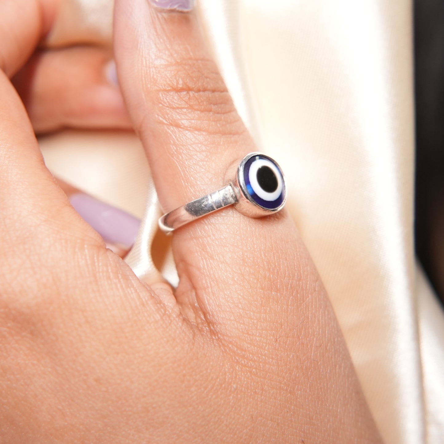 blue eye ring