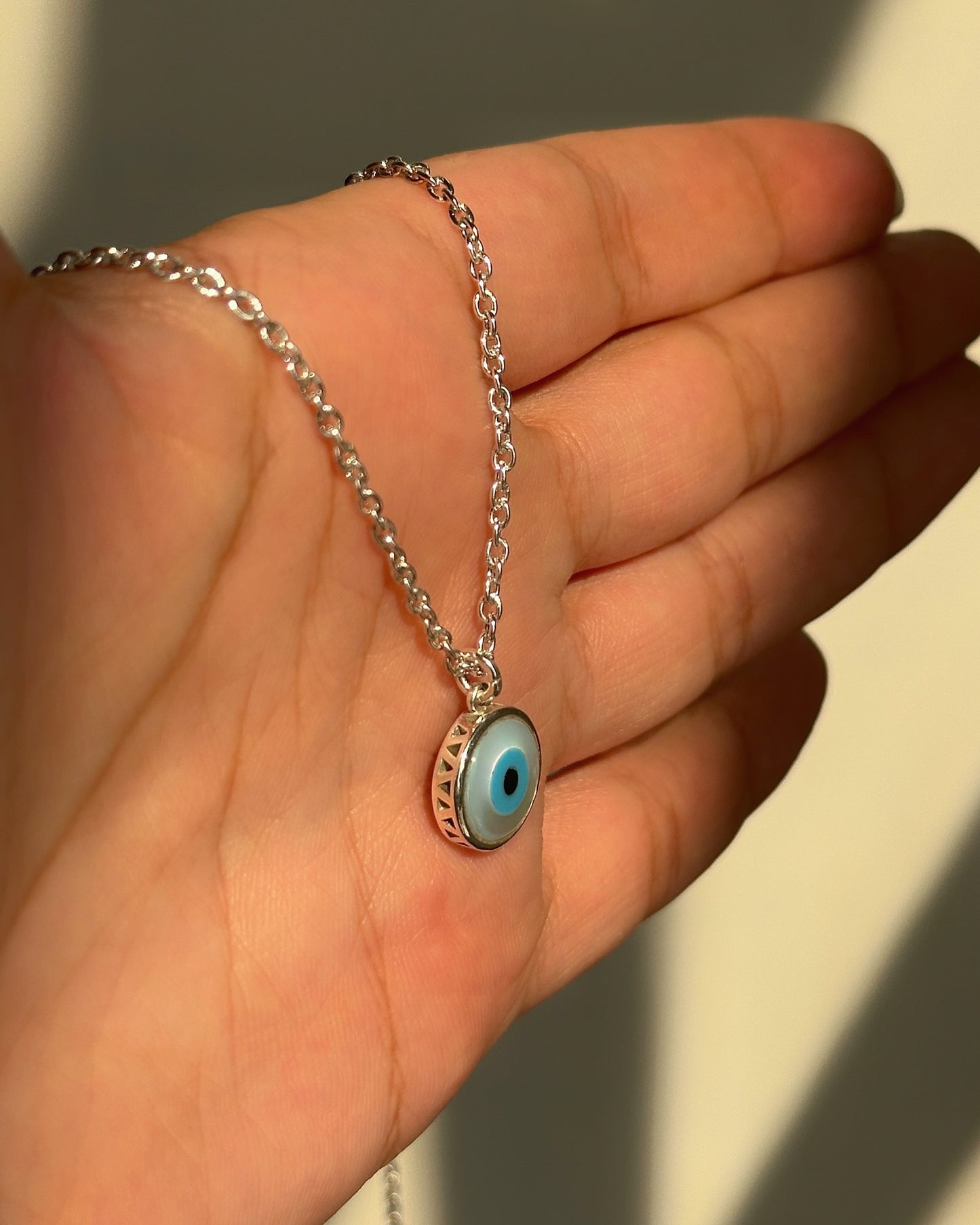 statement evil eye neckpiece
