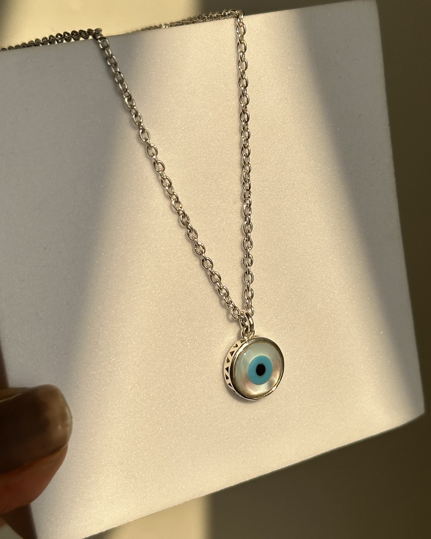 statement evil eye neckpiece