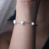 Double Line Pearl Bracelet
