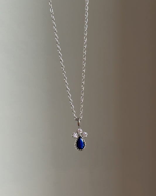 Sapphire Glow Neckpiece