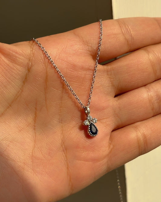 Sapphire Glow Neckpiece