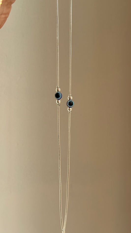 Evil eye ball anklet