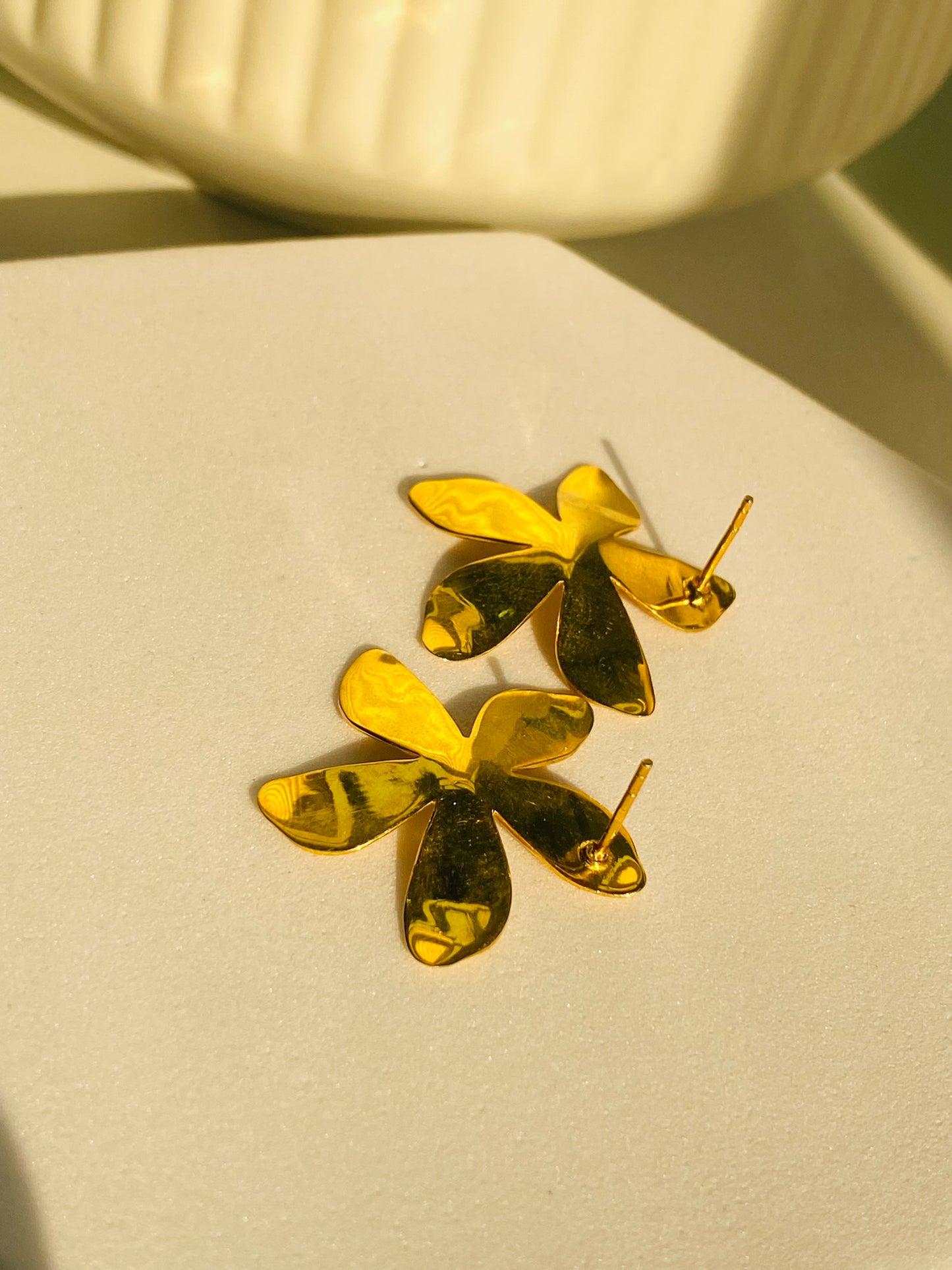 statement floral studs