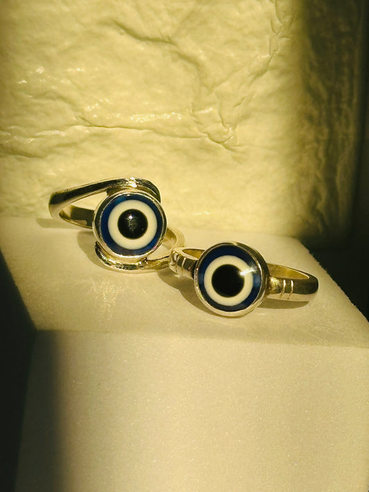 Evil Eye Couple Ring