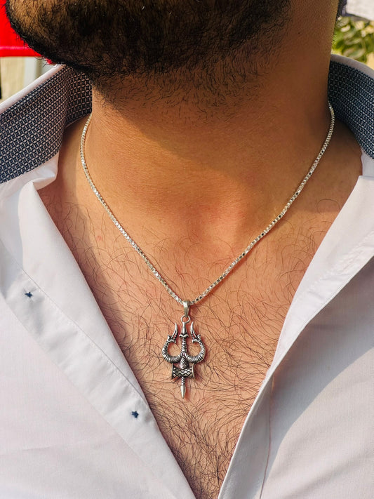 Oxo Trishul Locket